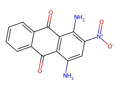 9,10-Anthracenedione, 1,4-diamino-2-nitro- structure
