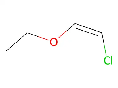 Ethene, 1-chloro-2-ethoxy- structure