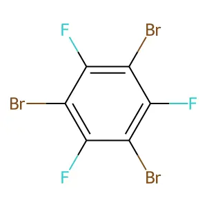 Benzene, 1,3,5-tribromo-2,4,6-trifluoro- structure