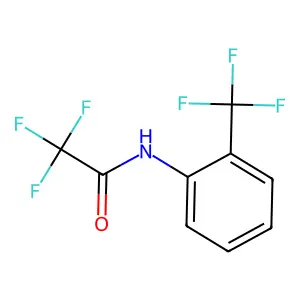 Acetanilide, 2,2,2-trifluoro-2'-(trifluoromethyl)- structure