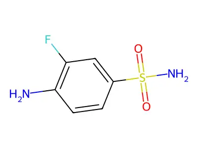 4-Amino-3-fluorobenzene-1-sulfonamide structure