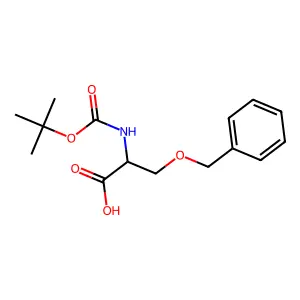 L-Serine, N-[(1,1-dimethylethoxy)carbonyl]-O-(phenylmethyl)- structure