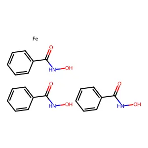 tris(N-hydroxybenzamide);iron structure