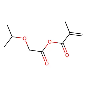 甲基丙烯酸异丙基乙醇酸酯 structure