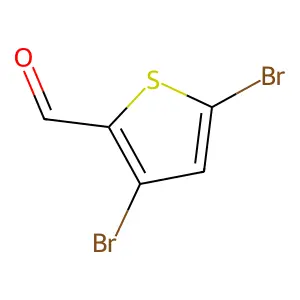 3,5-Dibromothiophene-2-carbaldehyde structure