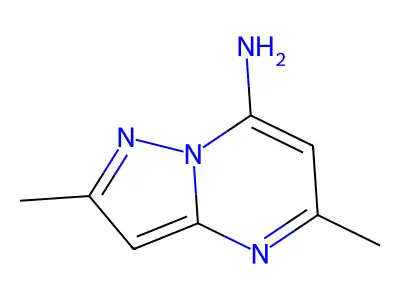 2,5-Dimethylpyrazolo[1,5-a]pyrimidin-7-amine structure