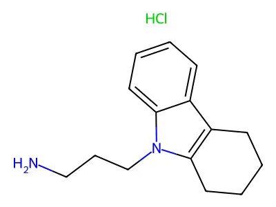 3-(1,2,3,4-tetrahydro-9H-carbazol-9-yl)propan-1-amine structure