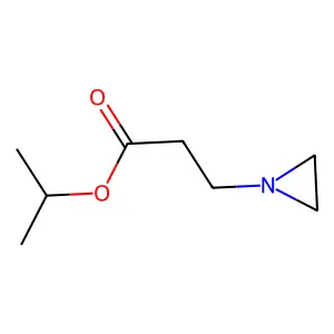 1-Aziridinepropionic acid, isopropyl ester structure