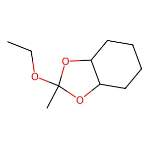 2-Ethoxy-2-methyl-3a,4,5,6,7,7a-hexahydro-1,3-benzodioxole structure