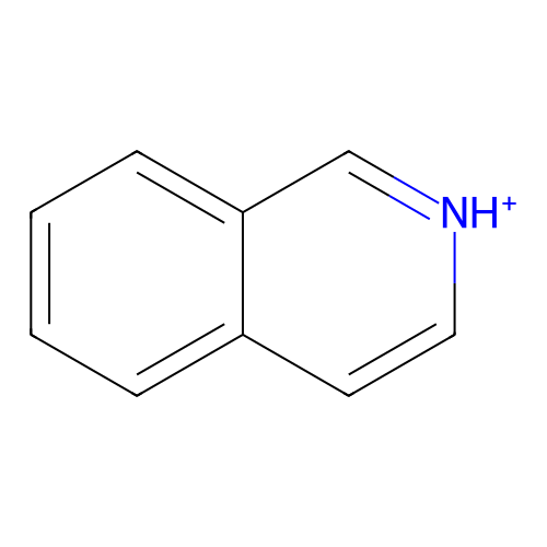 Isoquinolin-2-ium structure