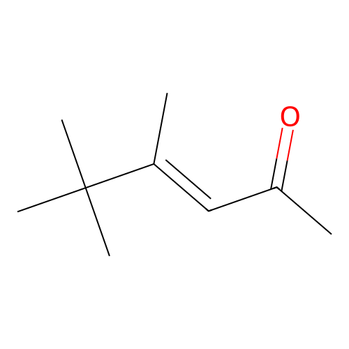 4,5,5-Trimethyl-3-hexen-2-one structure