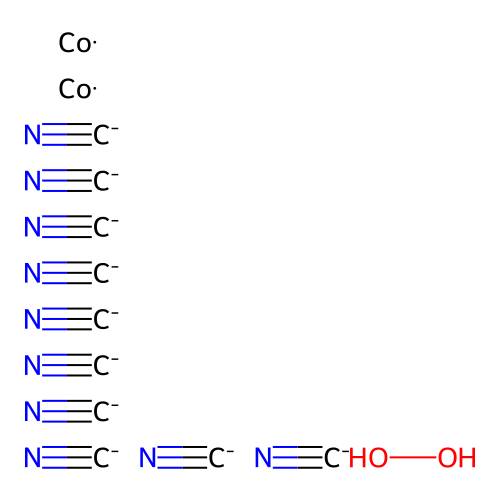 Cobalt;hydrogen peroxide;decacyanide structure