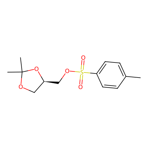 (R)-(-)-2,2-Dimethyl-1,3-dioxolan-4-ylmethyl p-Toluenesulfonate structure
