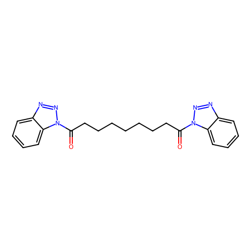 1,9-bis(1H-benzotriazol-1-yl)nonane-1,9-dione structure