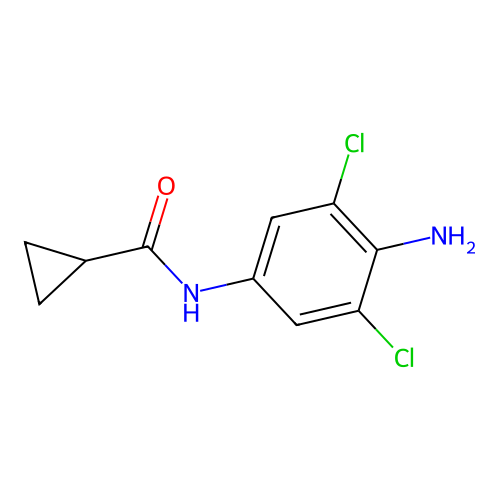 N-(4-Amino-3,5-dichlorophenyl)cyclopropanecarboxamide structure
