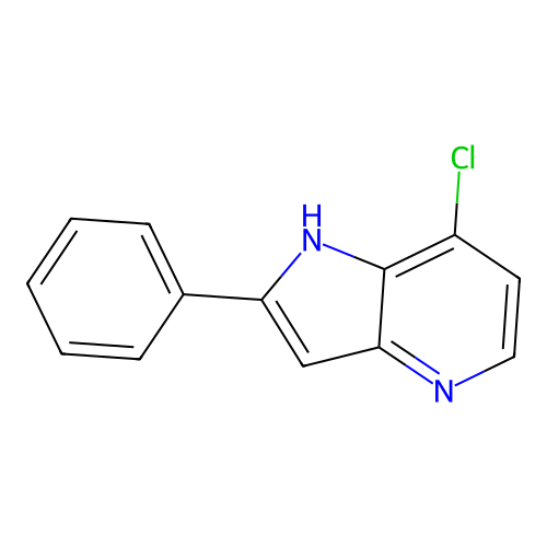 7-Chloro-2-phenyl-1H-pyrrolo[3,2-b]pyridine structure