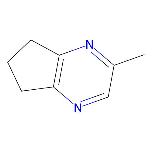 2-Methyl-6,7-dihydro-5H-cyclopentapyrazine structure