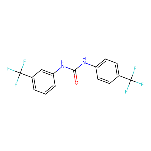 N-(3-(Trifluoromethyl)phenyl)-N'-(4-(trifluoromethyl)phenyl)urea structure