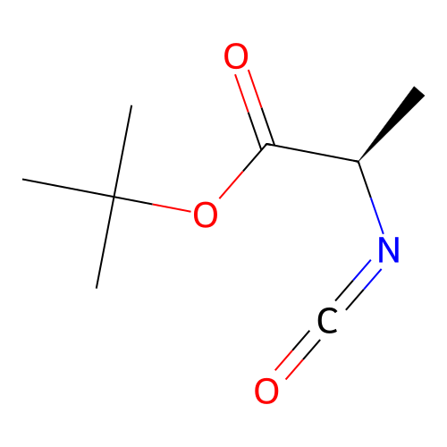 tert-butyl (2R)-2-isocyanatopropanoate structure
