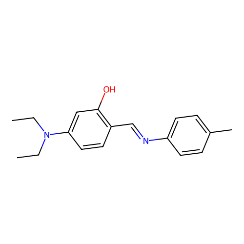 5-(Diethylamino)-2-{[(4-methylphenyl)imino]methyl}phenol structure