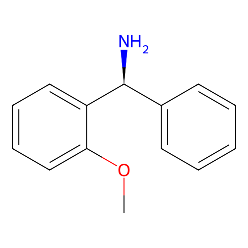 (S)-(2-methoxyphenyl)(phenyl)methanamine structure
