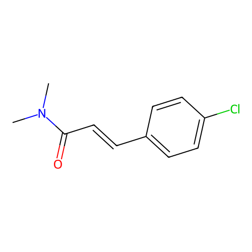 N,N-Dimethyl-4-chlorocinnamamide structure