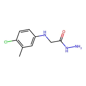 2-(4-Chloro-3-methylanilino)acetohydrazide structure