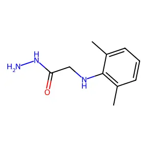 2-(2,6-Dimethylanilino)acetohydrazide structure