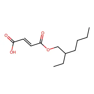 4-(2-乙基己氧基)-4-氧代丁-2-烯酸 structure