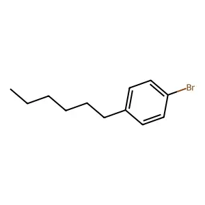 1-Bromo-4-hexylbenzene structure