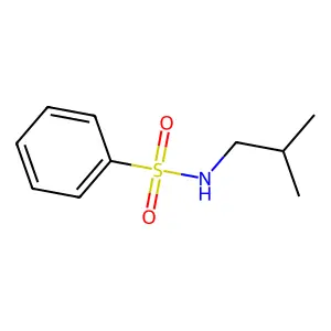 N-(2-methylpropyl)benzenesulfonamide structure