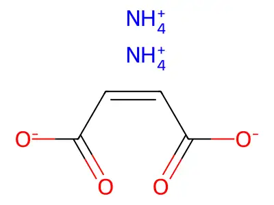 But-2-enedioic acid--ammonia (1/2) structure