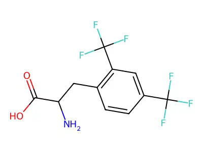 2,4-Bis(trifluoromethyl)-DL-phenylalanine structure