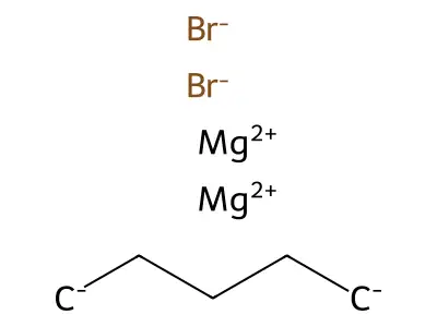 Pentamethylene-1,5-bis(magnesium bromide) structure