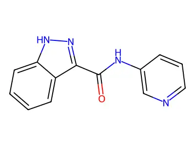 N-(Pyridin-3-yl)-1H-indazole-3-carboxamide structure