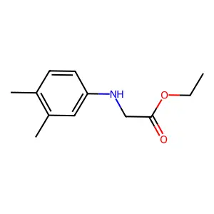 Glycine, N-(3,4-dimethylphenyl)-, ethyl ester structure