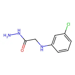 (3-Chloro-phenylamino)-acetic acid hydrazide structure