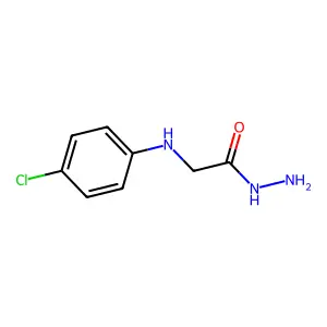 2-[(4-chlorophenyl)amino]acetohydrazide structure