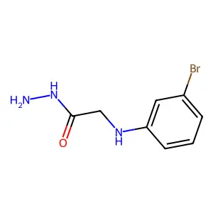 2-(3-Bromoanilino)acetohydrazide structure
