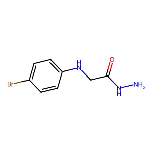 2-(4-Bromoanilino)acetohydrazide structure