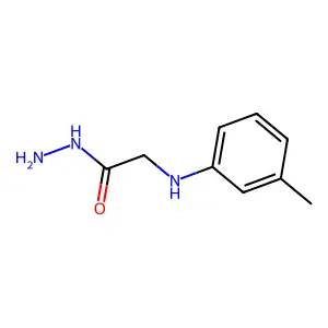 2-[(3-Methylphenyl)amino]acetohydrazide structure