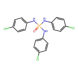 N-bis(4-chloroanilino)phosphoryl-4-chloroaniline structure