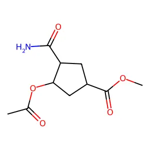 4-Piperidinol, 1,2,2,6,6-pentamethyl-, 3,3-diphenylpropionate (ester) structure