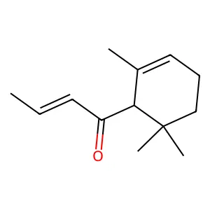 (E)-1-(2,6,6-trimethylcyclohex-2-en-1-yl)but-2-en-1-one structure