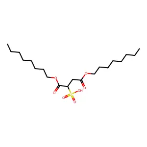 磺基丁二酸1,4-二辛酯 structure