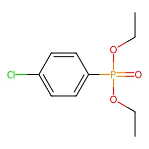 Diethyl P-(4-chlorophenyl)phosphonate structure