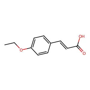 (Z)-3-(4-ethoxyphenyl)prop-2-enoic acid structure