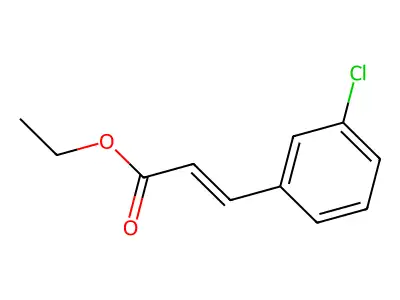 Ethyl 3-(3-chlorophenyl)-2-propenoate structure