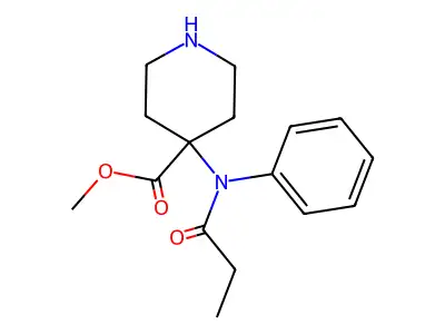 Norcarfentanil structure