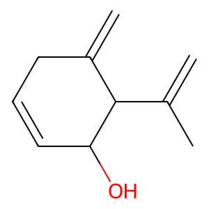 5-Methylidene-6-(prop-1-en-2-yl)cyclohex-2-en-1-ol structure